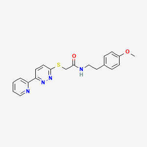 N-(4-methoxyphenethyl)-2-((6-(pyridin-2-yl)pyridazin-3-yl)thio)acetamide