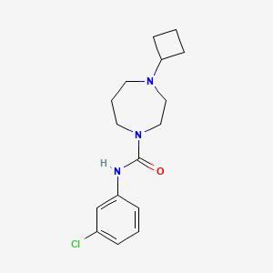 N-(3-chlorophenyl)-4-cyclobutyl-1,4-diazepane-1-carboxamide