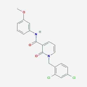 molecular formula C20H16Cl2N2O3 B2815469 1-[(2,4-二氯苯基)甲基]-N-(3-甲氧基苯基)-2-氧代吡啶-3-羧酰胺 CAS No. 320419-67-8