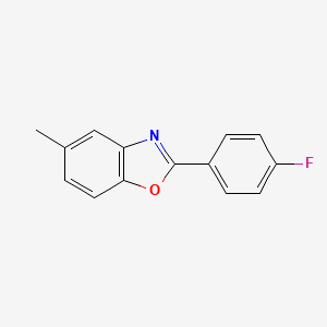 2-(4-Fluorophenyl)-5-methyl-1,3-benzoxazole