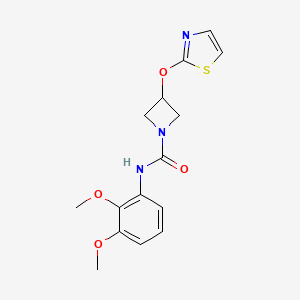 B2815477 N-(2,3-dimethoxyphenyl)-3-(thiazol-2-yloxy)azetidine-1-carboxamide CAS No. 1797559-94-4