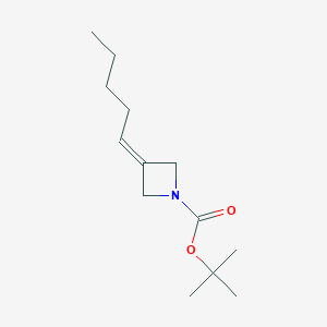 Tert-butyl 3-pentylideneazetidine-1-carboxylate