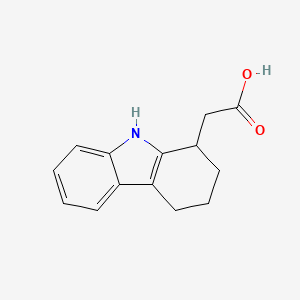 molecular formula C14H15NO2 B2815515 2-(2,3,4,9-tetrahydro-1H-carbazol-1-yl)acetic acid CAS No. 10523-60-1