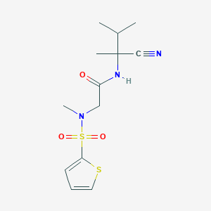 N-(1-cyano-1,2-dimethylpropyl)-2-(N-methylthiophene-2-sulfonamido)acetamide