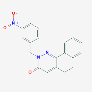 molecular formula C19H15N3O3 B2815552 2-(3-nitrobenzyl)-5,6-dihydrobenzo[h]cinnolin-3(2H)-one CAS No. 478042-31-8