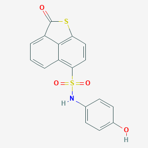 molecular formula C17H11NO4S2 B281556 N-(4-hydroxyphenyl)-2-oxo-2H-naphtho[1,8-bc]thiophene-6-sulfonamide 