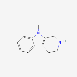 molecular formula C12H14N2 B2815571 9-methyl-2,3,4,9-tetrahydro-1H-pyrido[3,4-b]indole CAS No. 16502-02-6