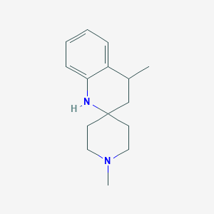 molecular formula C15H22N2 B2815591 1,4'-dimethyl-3',4'-dihydro-1'H-spiro[piperidine-4,2'-quinoline] CAS No. 890091-94-8