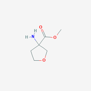 3-Furancarboxylic acid, 3-aminotetrahydro-, methyl ester