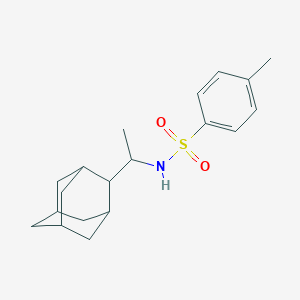 molecular formula C19H27NO2S B281561 N-[1-(2-adamantyl)ethyl]-4-methylbenzenesulfonamide 