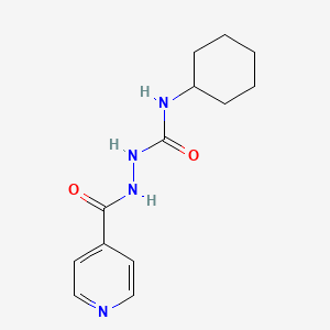 molecular formula C13H18N4O2 B2815611 1-Cyclohexyl-3-(pyridine-4-carbonylamino)urea CAS No. 303773-32-2