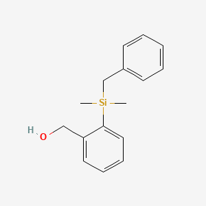 [2-(Benzyldimethylsilyl)phenyl]methanol