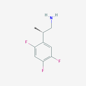 molecular formula C9H10F3N B2815629 (2S)-2-(2,4,5-Trifluorophenyl)propan-1-amine CAS No. 2248172-72-5