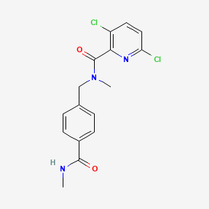3,6-dichloro-N-methyl-N-{[4-(methylcarbamoyl)phenyl]methyl}pyridine-2-carboxamide