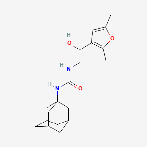 1-((1R,3s)-adamantan-1-yl)-3-(2-(2,5-dimethylfuran-3-yl)-2-hydroxyethyl)urea