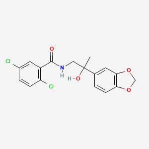 N-(2-(benzo[d][1,3]dioxol-5-yl)-2-hydroxypropyl)-2,5-dichlorobenzamide