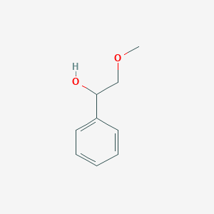 molecular formula C9H12O2 B2815661 2-Methoxy-1-phenylethanol CAS No. 3587-84-6
