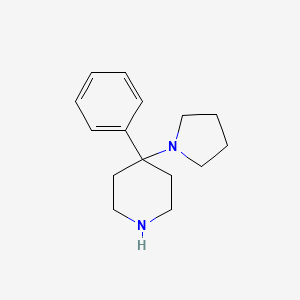 molecular formula C15H22N2 B2815677 4-Phenyl-4-(pyrrolidin-1-yl)piperidine CAS No. 3543-21-3