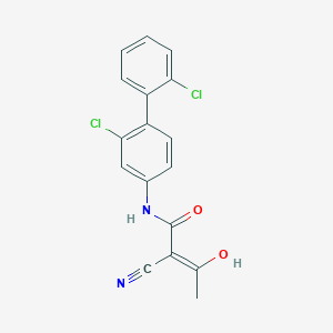 (2z)-2-Cyano-N-(2,2'-Dichlorobiphenyl-4-Yl)-3-Hydroxybut-2-Enamide