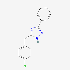 3-(4-chlorobenzyl)-5-phenyl-1H-1,2,4-triazole