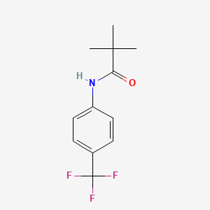 molecular formula C12H14F3NO B2815730 N-(4-(三氟甲基)苯基)戊酰胺 CAS No. 25617-34-9