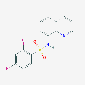 2,4-Difluoro-N-8-quinolinylbenzenesulfonamide