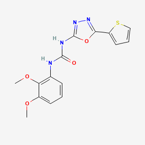 1-(2,3-Dimethoxyphenyl)-3-(5-(thiophen-2-yl)-1,3,4-oxadiazol-2-yl)urea