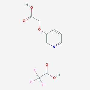 (Pyridin-3-yloxy)acetic acid trifluoroacetic acid