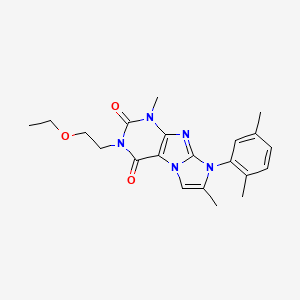 6-(2,5-Dimethylphenyl)-2-(2-ethoxyethyl)-4,7-dimethylpurino[7,8-a]imidazole-1,3-dione
