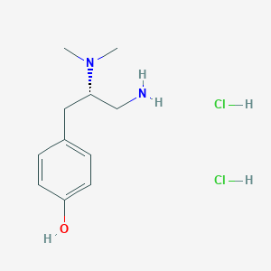(S)-4-(3-Amino-2-(dimethylamino)propyl)phenol 2HCl