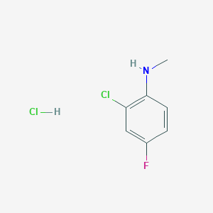 2-Chloro-4-fluoro-N-methylaniline;hydrochloride