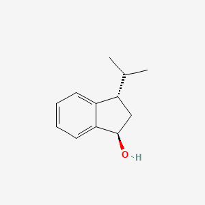 molecular formula C12H16O B2815813 (1R,3S)-3-(propan-2-yl)-2,3-dihydro-1H-inden-1-ol CAS No. 1820580-05-9
