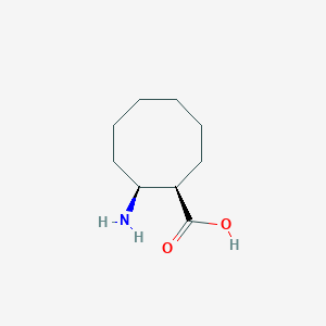 molecular formula C9H17NO2 B2815815 cis-2-Amino-cyclooctanecarboxylic acid CAS No. 649765-17-3