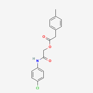 2-[(4-Chlorophenyl)amino]-2-oxoethyl (4-methylphenyl)acetate