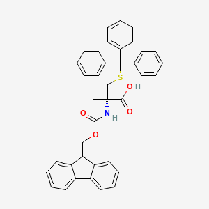 molecular formula C38H33NO4S B2815917 Fmoc-alpha-Me-D-Cys(Trt)-OH CAS No. 725728-37-0