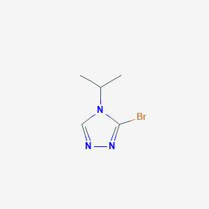 molecular formula C5H8BrN3 B2815954 3-Bromo-4-isopropyl-4H-1,2,4-triazole CAS No. 2460491-40-9