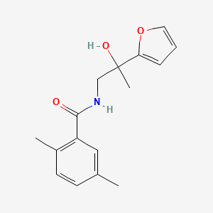 molecular formula C16H19NO3 B2815970 N-(2-(furan-2-yl)-2-hydroxypropyl)-2,5-dimethylbenzamide CAS No. 1396874-26-2