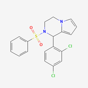 1-(2,4-Dichlorophenyl)-2-(phenylsulfonyl)-1,2,3,4-tetrahydropyrrolo[1,2-a]pyrazine