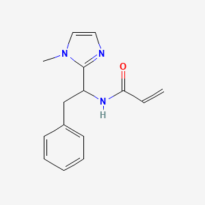 N-[1-(1-Methylimidazol-2-yl)-2-phenylethyl]prop-2-enamide