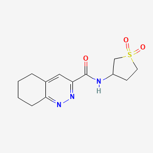 N-(1,1-Dioxothiolan-3-yl)-5,6,7,8-tetrahydrocinnoline-3-carboxamide