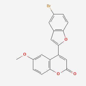 4-(5-bromo-1-benzofuran-2-yl)-6-methoxy-2H-chromen-2-one
