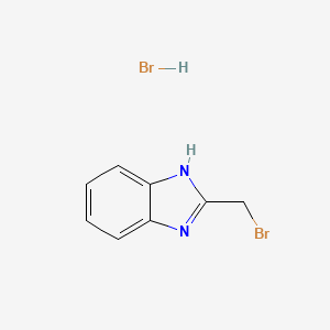 molecular formula C8H8Br2N2 B2816023 2-(溴甲基)-1H-苯并[d]咪唑 盐酸盐 CAS No. 2089325-93-7