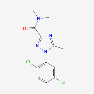 1-(2,5-dichlorophenyl)-N,N,5-trimethyl-1H-1,2,4-triazole-3-carboxamide