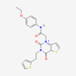 2-{2,4-dioxo-3-[2-(thiophen-2-yl)ethyl]-1H,2H,3H,4H-thieno[3,2-d]pyrimidin-1-yl}-N-(4-ethoxyphenyl)acetamide