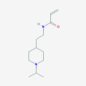 N-[2-(1-Propan-2-ylpiperidin-4-yl)ethyl]prop-2-enamide
