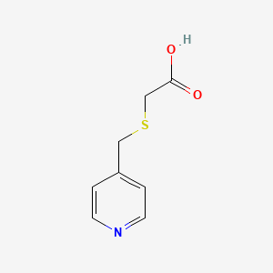 molecular formula C8H9NO2S B2816109 2-[(Pyridin-4-ylmethyl)sulfanyl]acetic acid CAS No. 52758-87-9