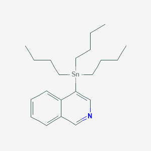 molecular formula C21H33NSn B2816116 4-(Tributylstannyl)isoquinoline CAS No. 215031-61-1