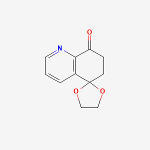 molecular formula C11H11NO3 B2816175 Spiro[1,3-dioxolane-2,5'-6,7-dihydroquinoline]-8'-one CAS No. 2490420-63-6