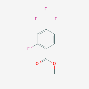 molecular formula C9H6F4O2 B2816185 甲基-2-氟-4-(三氟甲基)苯甲酸酯 CAS No. 220162-64-1