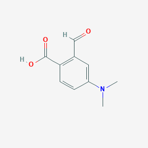 molecular formula C10H11NO3 B2816199 4-(Dimethylamino)-2-formylbenzoic acid CAS No. 84907-21-1